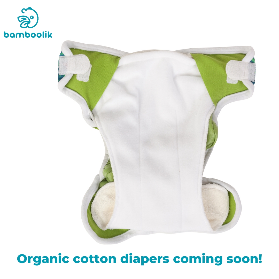 Organic cotton diapers coming soon!